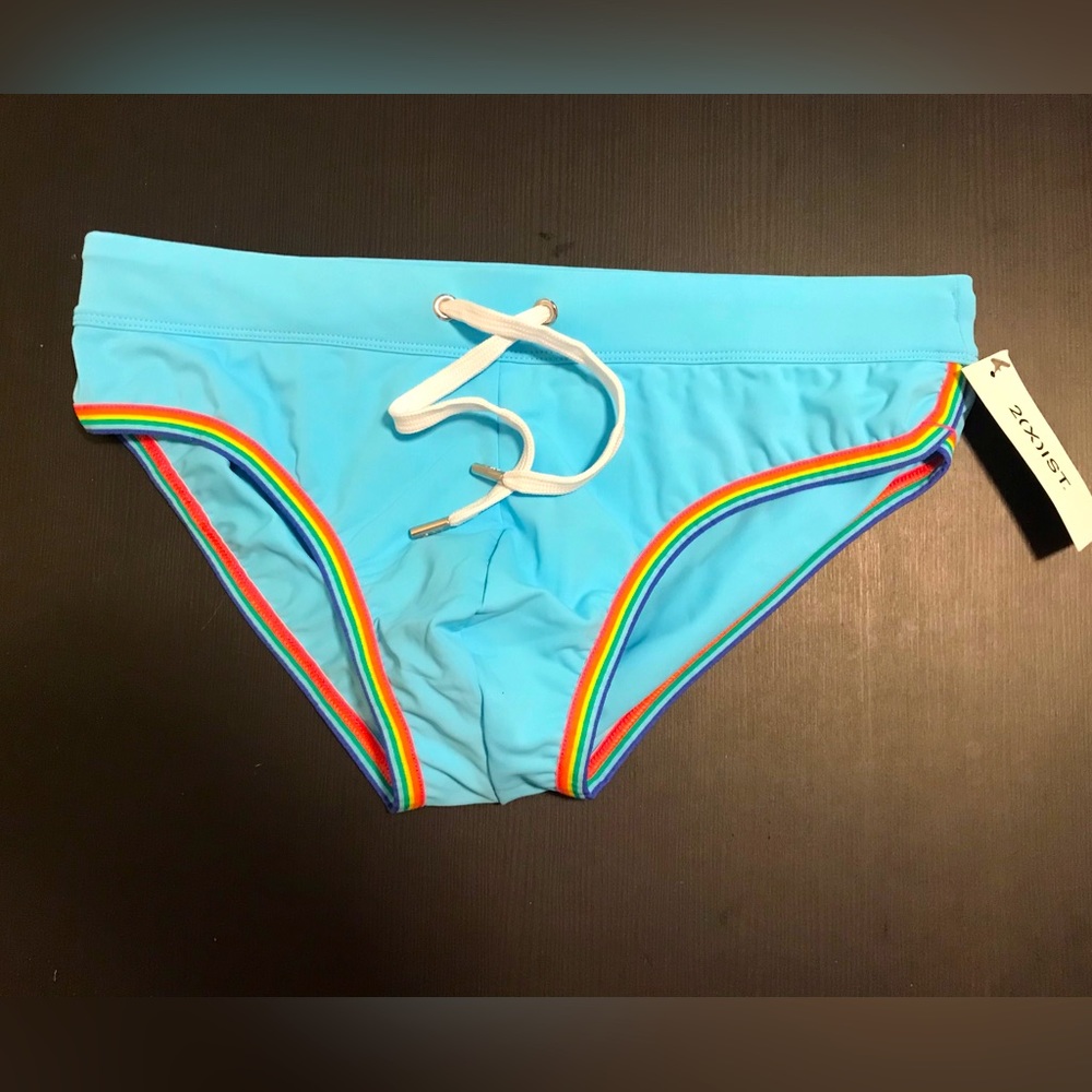 2xist Rio Swim Brief size M w Pride piping
